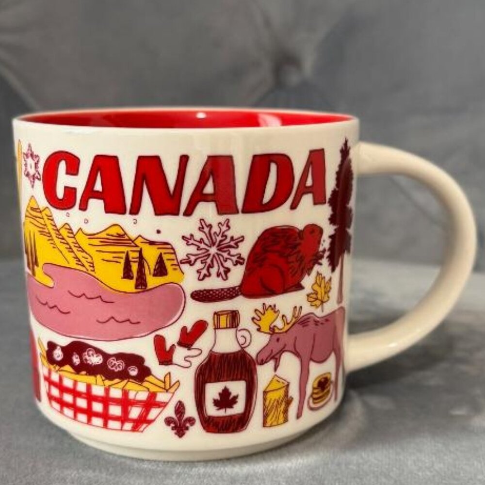 Starbucks CANADA Been There Series Ceramic Coffee Mug, 14 Oz